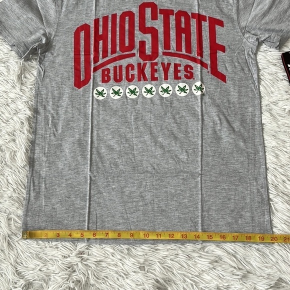 4th and 1 Ohio State buckeyes shorts sleeve gray athletic Arched tee Medium - Picture 9 of 13